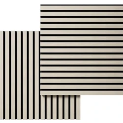 Акустическая реечная панель Cosca шпон Дуб Клэр светлый 600 мм