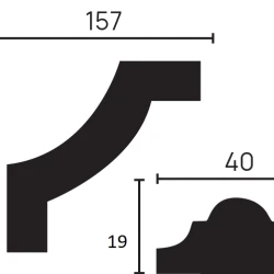 Декоративный элемент Decor Dizayn C1-DD002