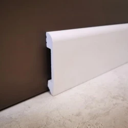Напольный плинтус Solid UHD под покраску 05/80