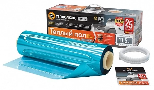 Мат нагревательный Теплолюкс Alumia 1350 Вт/9,0 кв.м на otdelka1.ru