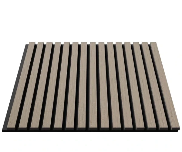 Акустическая реечная панель Cosca шпон Дуб Латте бежевый 600 мм на otdelka1.ru