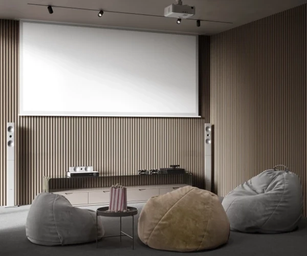 Акустическая реечная панель Cosca шпон Дуб Латте бежевый 600 мм на otdelka1.ru