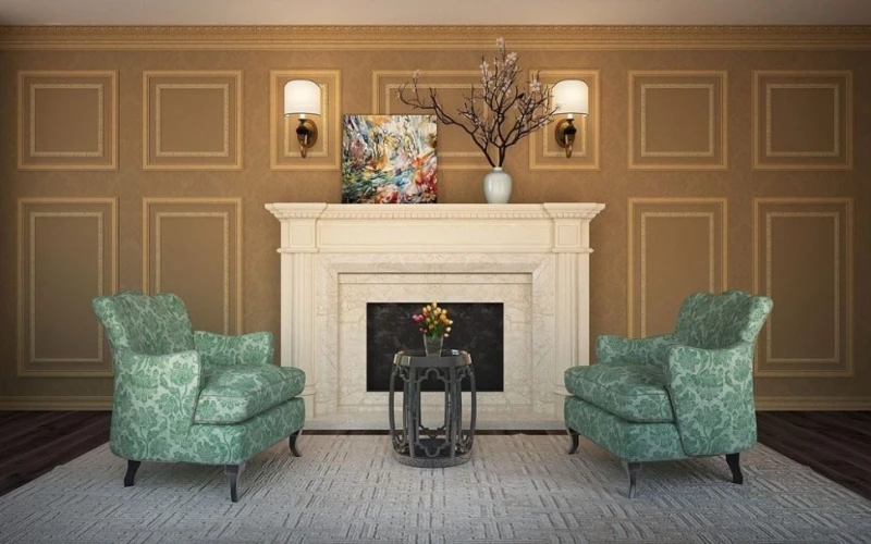 Карниз Cosca 80 ясень золотистый 173-5 на otdelka1.ru