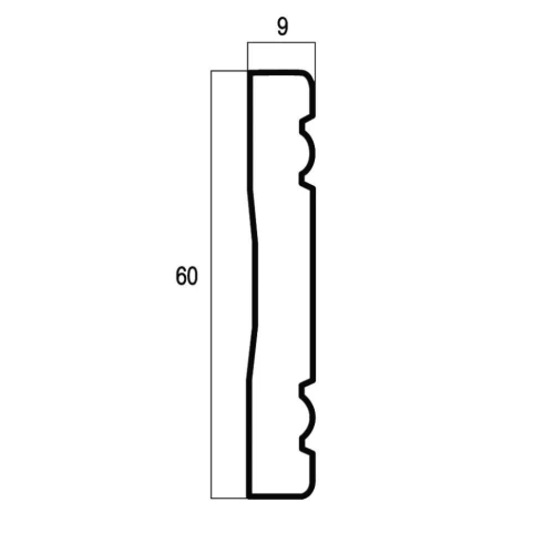 Багет Cosca Молдинг 60 патина W1060/IVG2