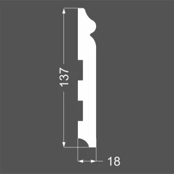 Плинтус Deartio P 8.137.18