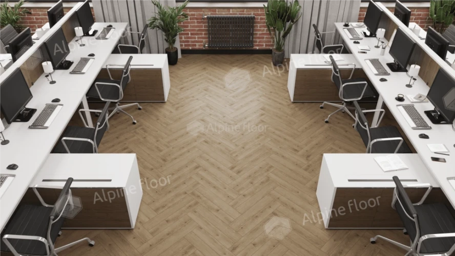 Ламинат Alpine floor Herringbone 12 PRO LF106-07 Дуб Прованс на Otdelka1.ru