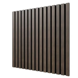 Акустическая реечная панель Cosca шпон Дуб Маррон коричневый 600 мм