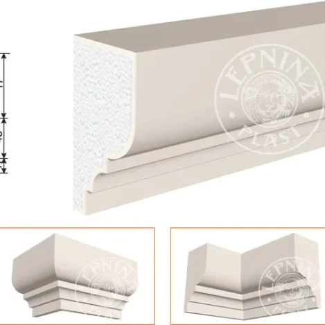 Фасадный карниз LepninaPlast КВ-180/2 на otdelka1.ru