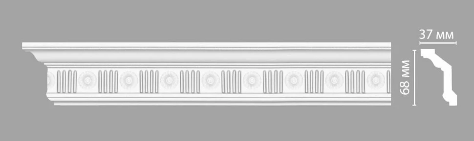 Плинтус потолочный Decomaster DT-88151 на Otdelka1.ru