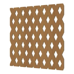 Перфорированная панель Cosca Ромбо 930х2070мм ХДФ