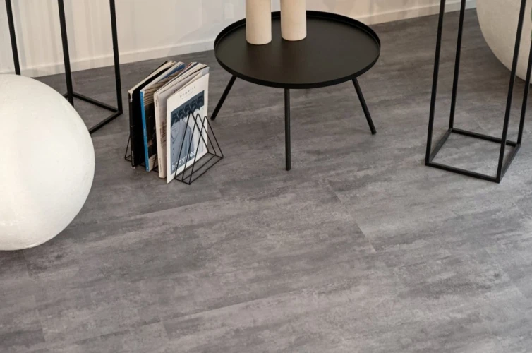 Виниловая плитка Винилам / Vinilam Ceramo XXL Stone 71616 Цемент серый на Otdelka1.ru
