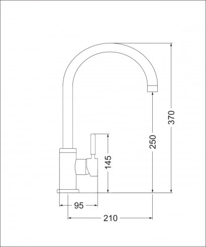 Смеситель EMAR ECB-3004 PVD Coppery на otdelka1.ru