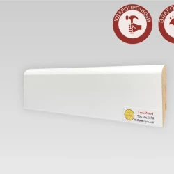 Плинтус МДФ Теквуд / Teckwood Титан Белый 70х16 Прямой
