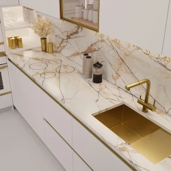 Кухонная мойка EMAR EMB-124 PVD Nano Golden