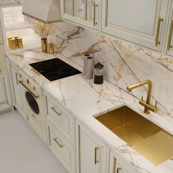 Кухонная мойка EMAR EMB-124 PVD Nano Golden