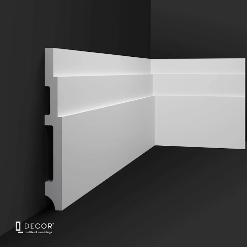 Дюрополимерный плинтус Q Decor SX038 на otdelka1.ru