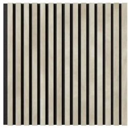 Акустическая реечная панель Cosca Ясень Кристалл 600 мм