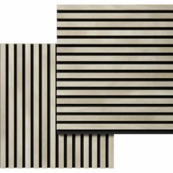 Акустическая реечная панель Cosca Ясень Кристалл 600 мм