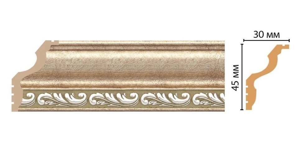 Карниз потолочный Decomaster 148B-59 ДМ на otdelka1.ru