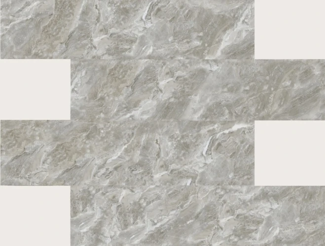 Виниловый ламинат Novita Принт Мрамор Калаката Темно-серый 12 на otdelka1.ru