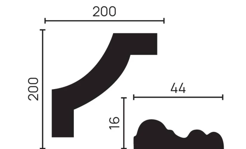 Декоративный элемент Decor Dizayn C1-DD400 на otdelka1.ru