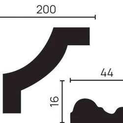 Декоративный элемент Decor Dizayn C1-DD400