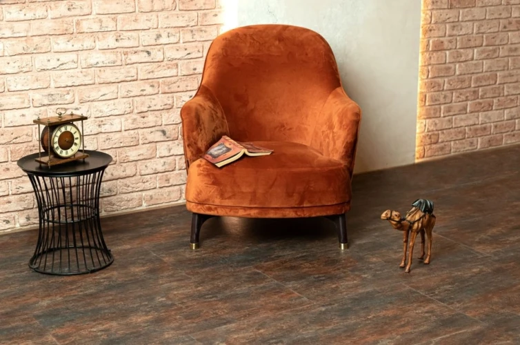 Виниловая плитка Винилам / Vinilam Ceramo XXL Stone 71617 Керамическая Сталь на otdelka1.ru