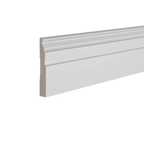 Плинтус белый Ultrawood Base 0022p 2000x80x12 на otdelka1.ru