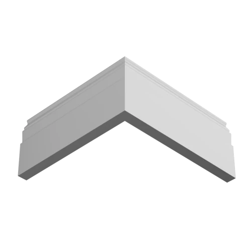 Плинтус белый Ultrawood Base 0022p 2000x80x12 на otdelka1.ru