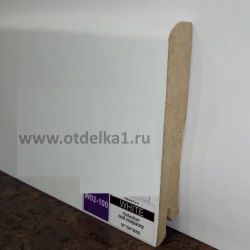 Плинтус МДФ Deartio Эконом White W 02-100 прямой