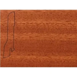 Плинтус шпонированный Педрос / Pedross Махагон 80 х 20 мм