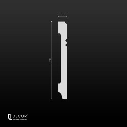 Дюрополимерный плинтус Q Decor SX026