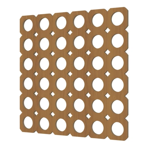 Перфорированная панель Cosca Цирко 600х1200мм ХДФ на otdelka1.ru