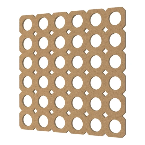 Перфорированная панель Cosca Цирко 600х1200мм ХДФ на otdelka1.ru