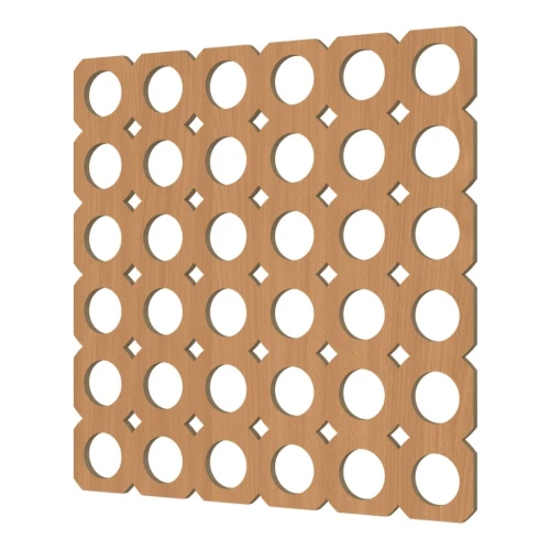 Перфорированная панель Cosca Цирко 600х1200мм ХДФ на otdelka1.ru