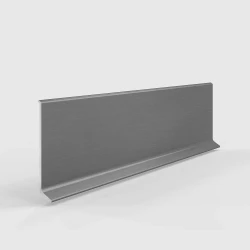 Плинтус алюминиевый Laconistiq Adhesive 60мм Серебристый анодированный