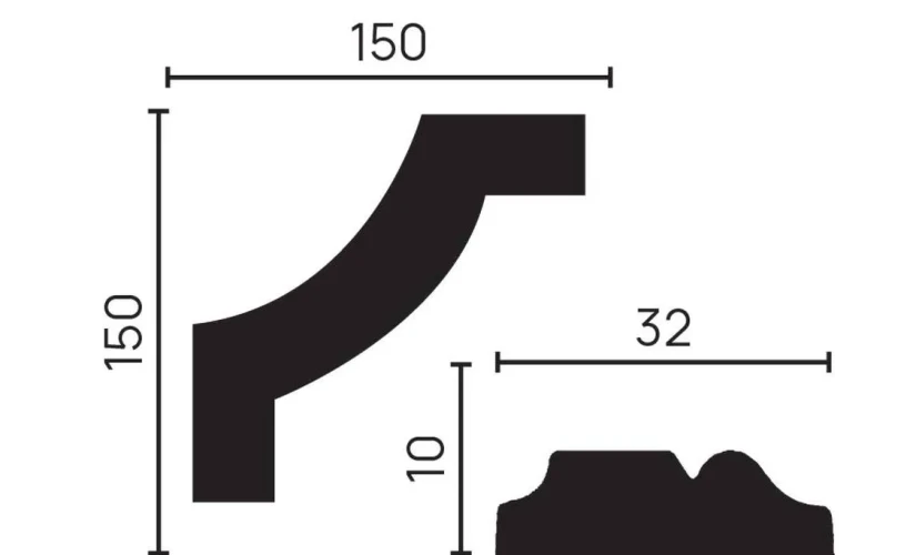 Декоративный элемент Decor Dizayn C1-DD603 на otdelka1.ru