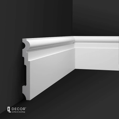 Дюрополимерный плинтус Q Decor SX040 на otdelka1.ru