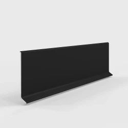 Плинтус алюминиевый Laconistiq Adhesive 60мм Черный матовый