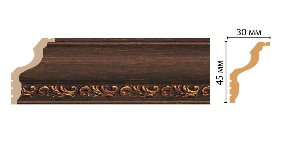 Карниз потолочный Decomaster 148B-966 ДМ на otdelka1.ru