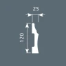 Плинтус Cosca PX009 120х25 экополимер на Otdelka1.ru