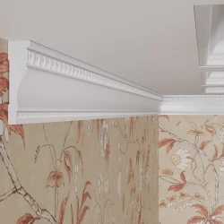 Плинтус Cosca потолочный 90 Белый мат 2500 мм T90(1)/W27