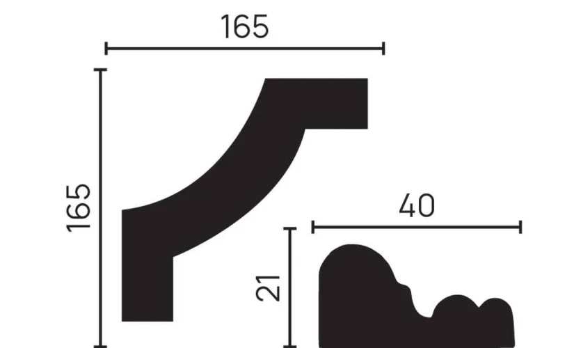 Декоративный элемент Decor Dizayn C1-DD608 на otdelka1.ru
