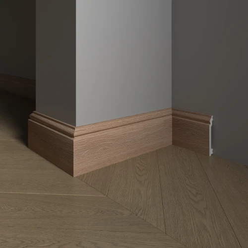 Плинтус полимерный Decor Dizayn 701-90SH на otdelka1.ru