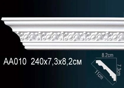 Карниз Perfect / Перфект AA010F на otdelka1.ru