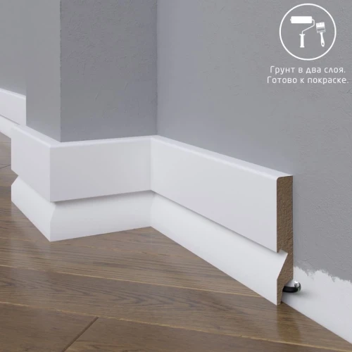 Плинтус МДФ под покраску Madest Decor 29-100-18 на Otdelka1.ru