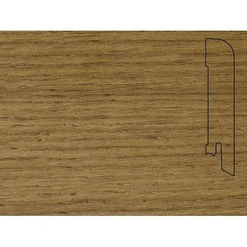 Плинтус шпонированный Педрос / Pedross Дуб коричневый 70 х 15 мм на otdelka1.ru