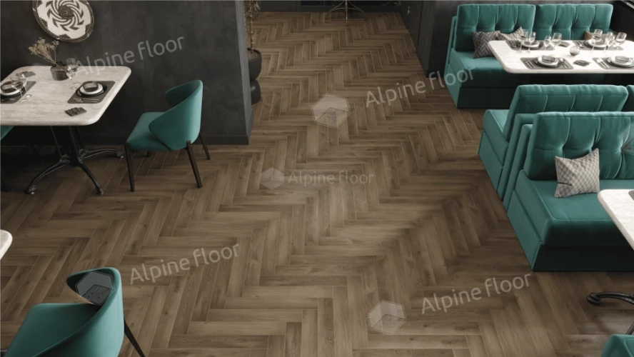 Ламинат Alpine floor Herringbone 12 PRO LF106-11 Дуб Анжу на Otdelka1.ru