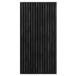 Акустическая реечная панель Cosca Дуб Графит 1200 мм