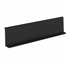 Плинтус алюминиевый Laconistiq Adhesive 62мм Черный матовый